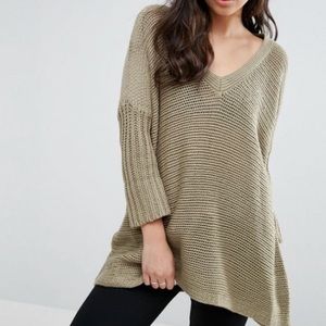 Noisy May oversized v-neck sweater